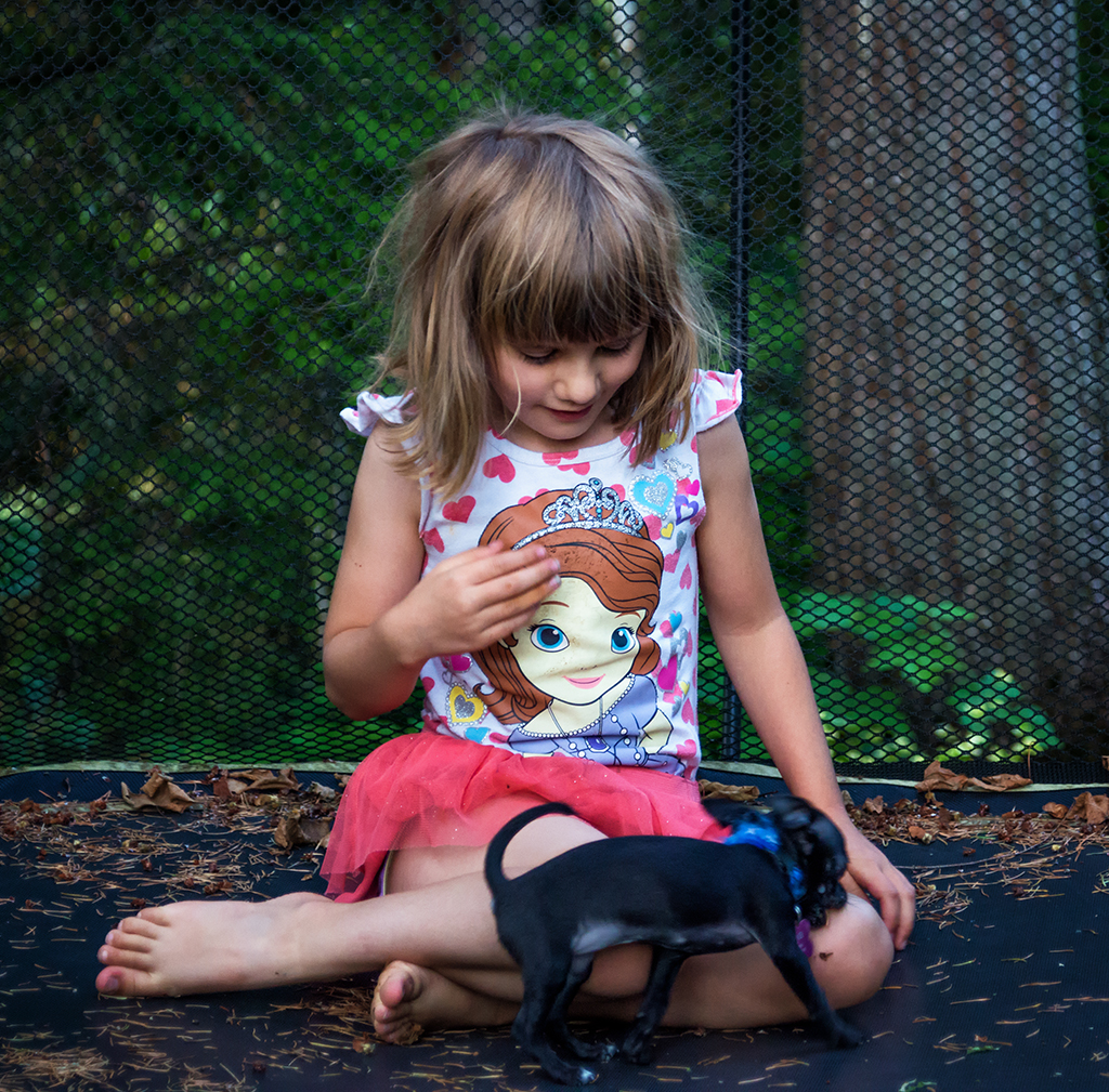 Raven & Raya on Trampoline