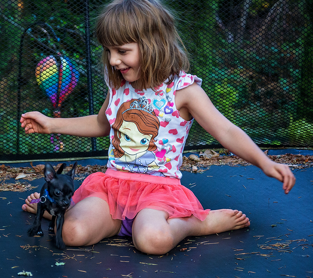 Raven & Raya on Trampoline