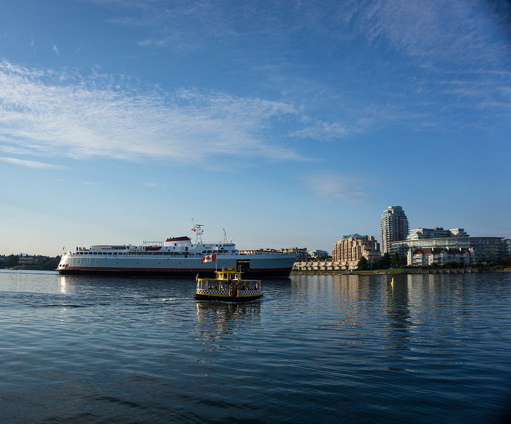 Coho and small boat