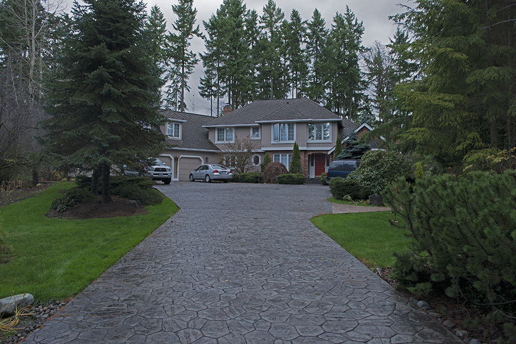 House - new driveway