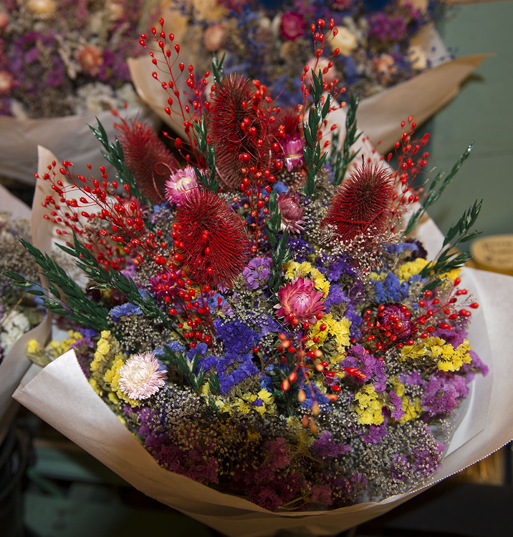 Flower arrangement at Pike Place