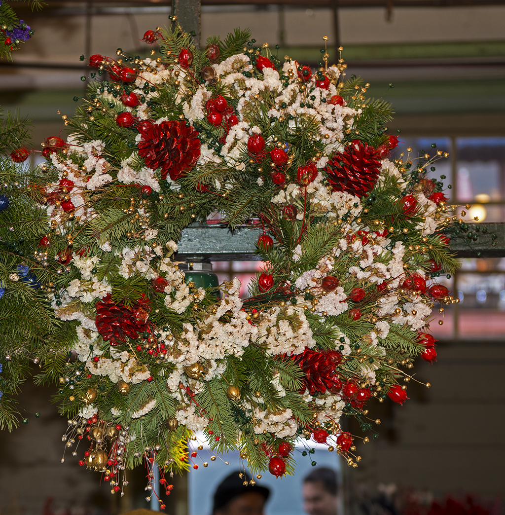 Wreath at Pike Place